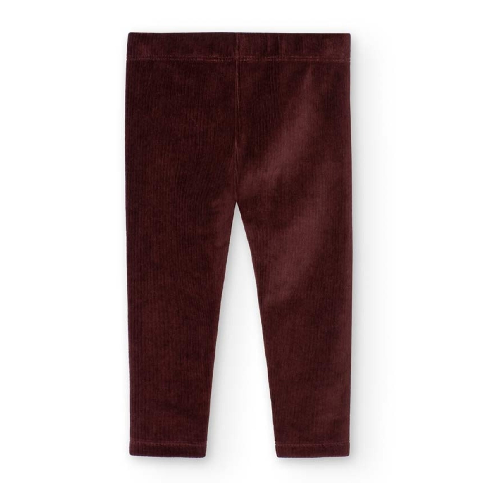 Boboli BOBOLI - Legging en velours côtelé brun ébène