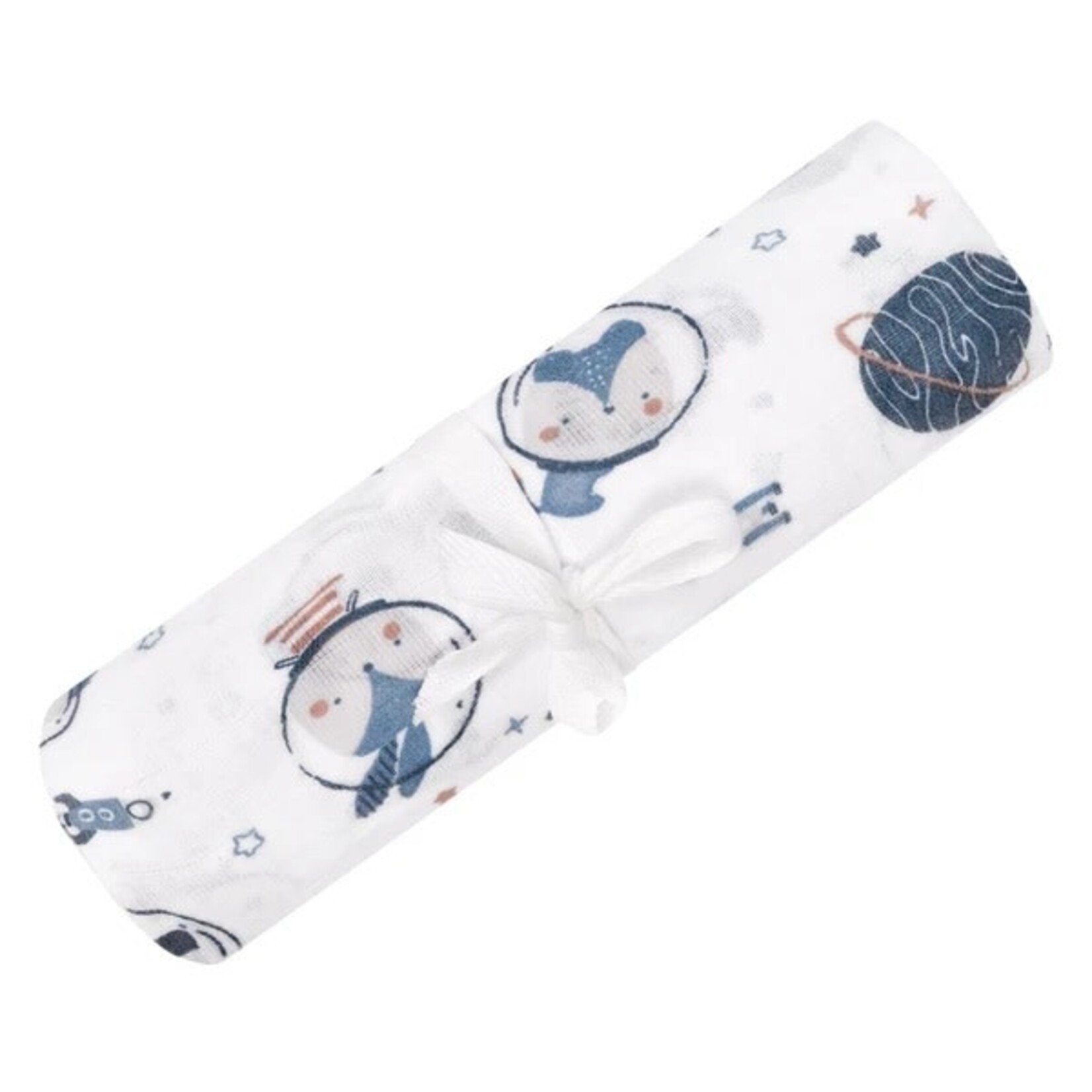 Perlimpinpin PERLIMPINPIN - Cotton muslin swaddle blanket - Astronaut