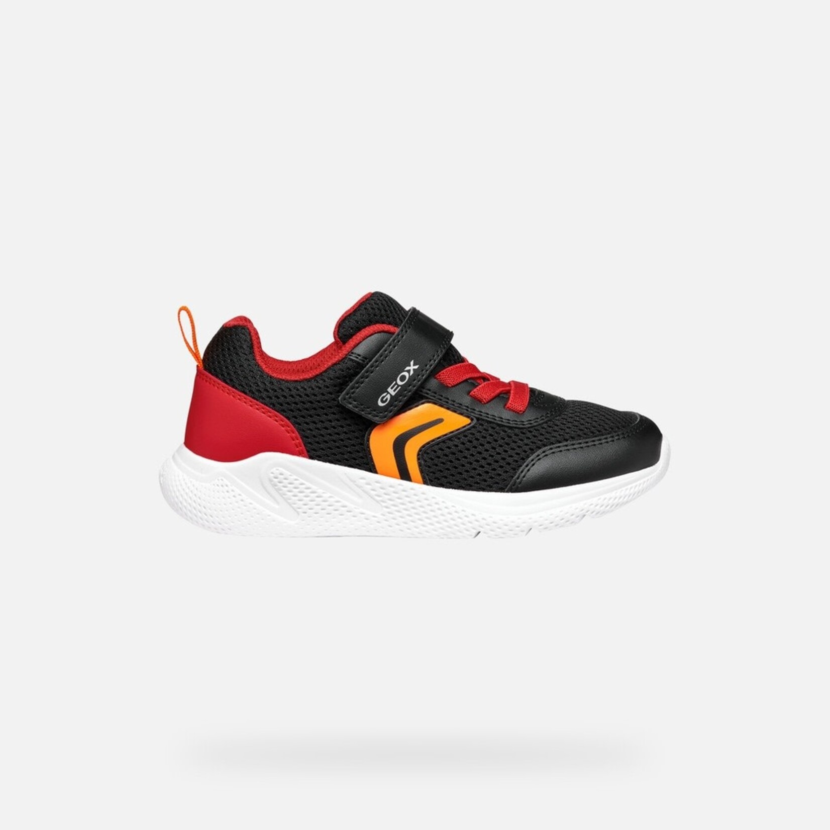 Geox GEOX - Black Running Shoes 'Sprintye - Black/Red'