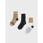 Mayoral MAYORAL - Lot de 3 paires de chaussettes 'Crème, charcoal, latté'