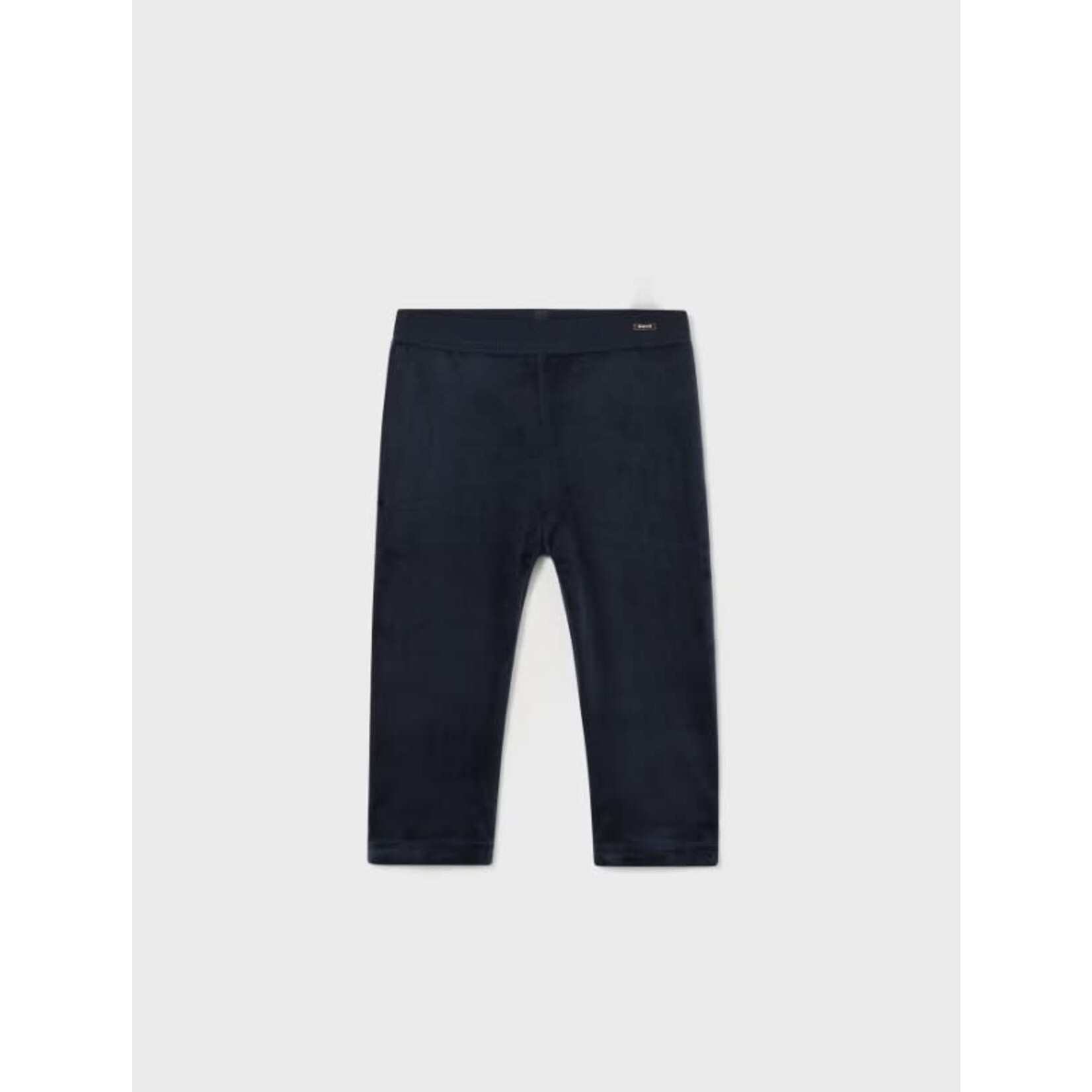 Mayoral MAYORAL - Simple navy velvet leggings