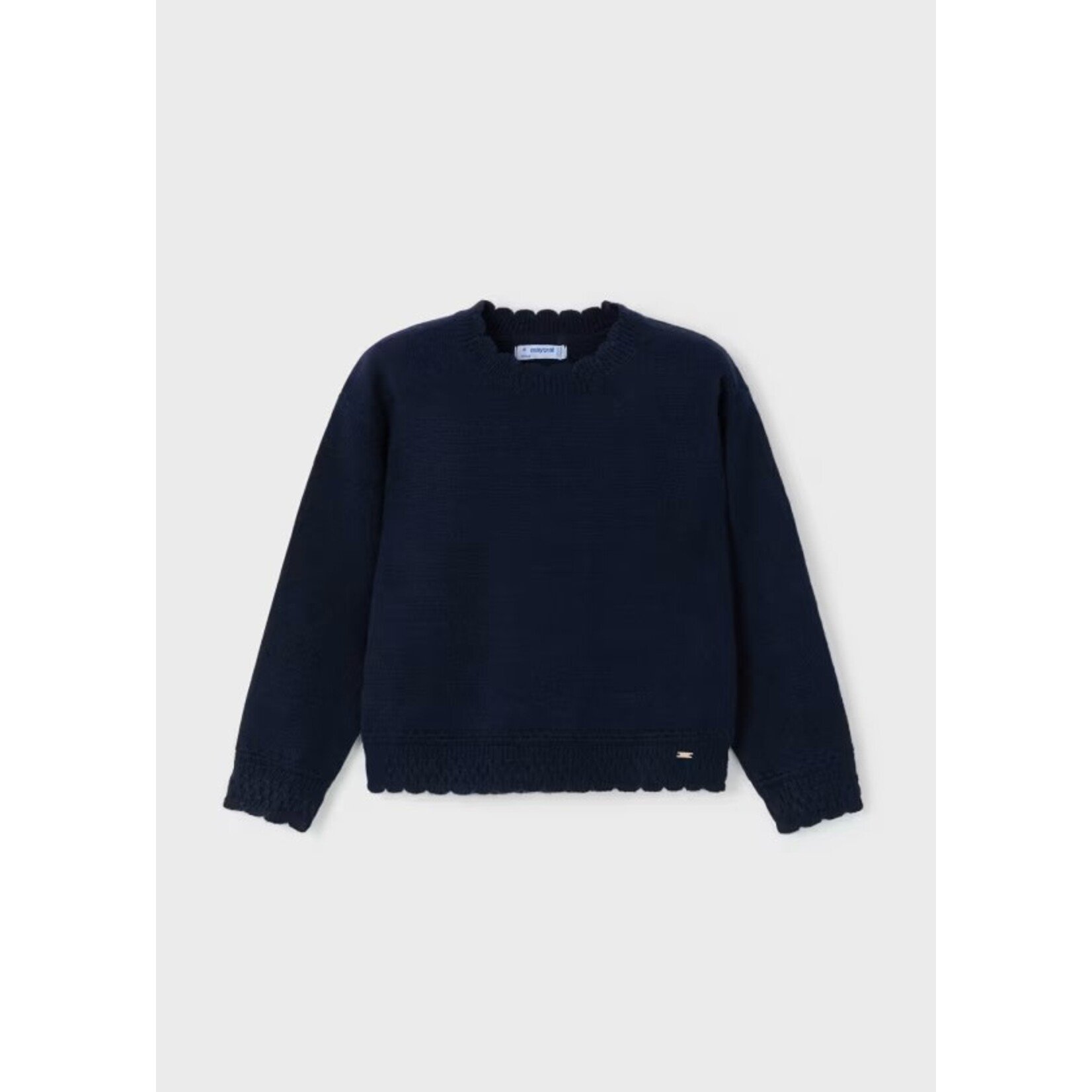 Mayoral MAYORAL - Plain dark navy knit sweater