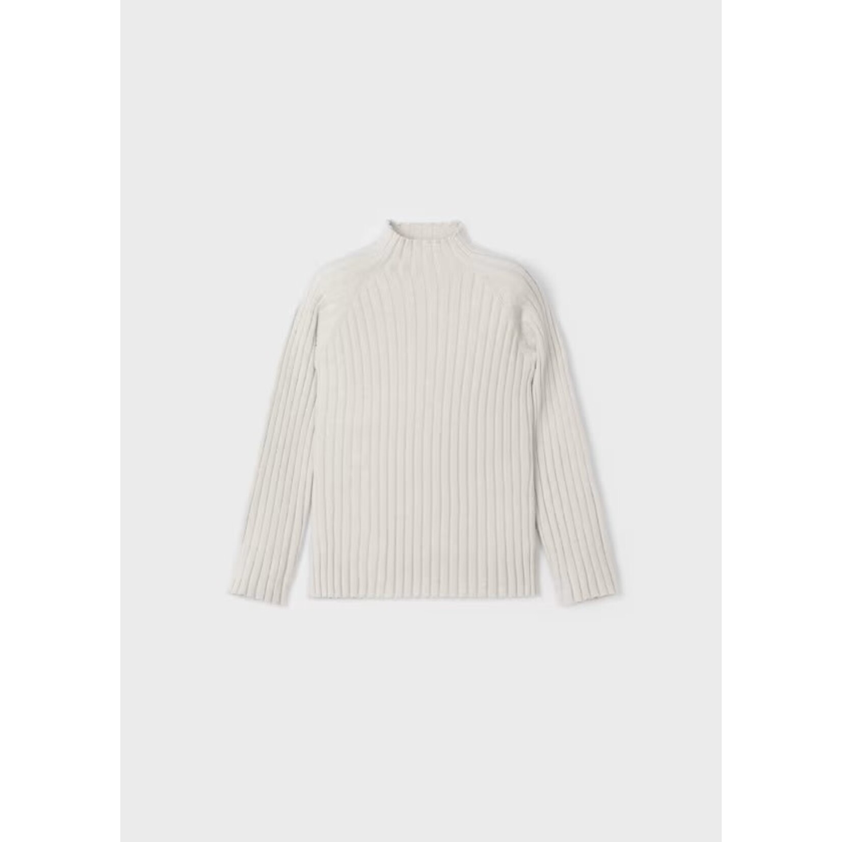 Mayoral MAYORAL - Sand ribbed long sleeve top with mock neck