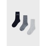 Mayoral MAYORAL - 3-Pack Crew Socks 'Bicycle - Navy/Grey'