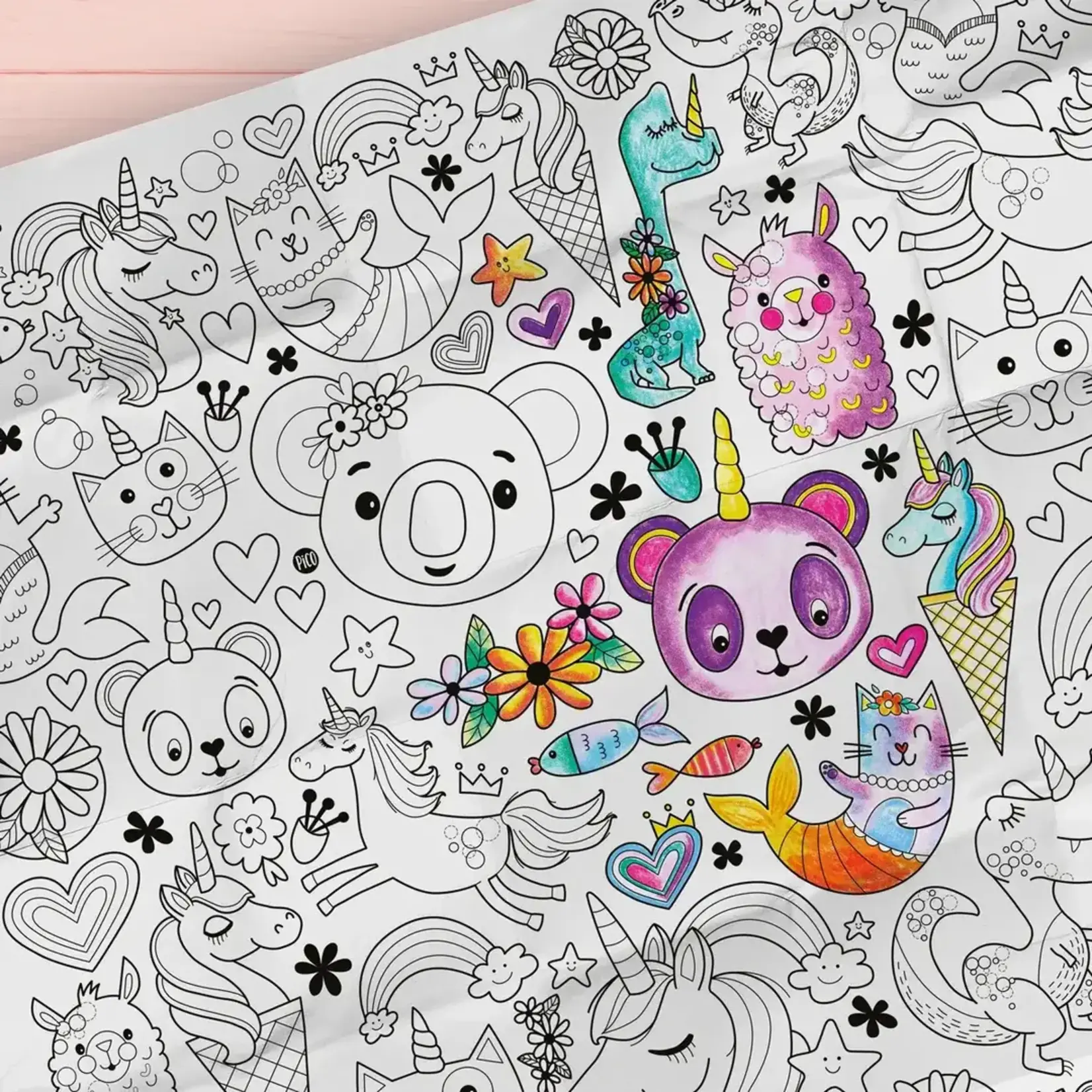 Pico PICO - Giant Coloring Poster - Unicorns