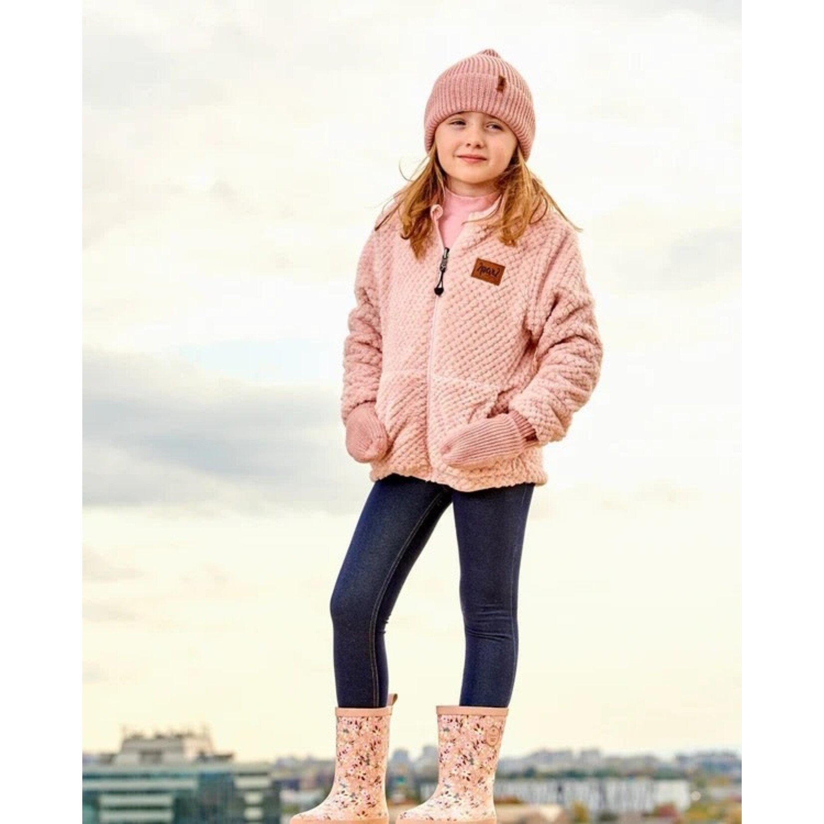 Deux par Deux DEUX PAR DEUX - Reversible Plush Pink Jacket