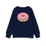 Whistle & Flute WHISTLE AND FLUTE - Light indigo sweatshirt 'Kawaii - Donut'