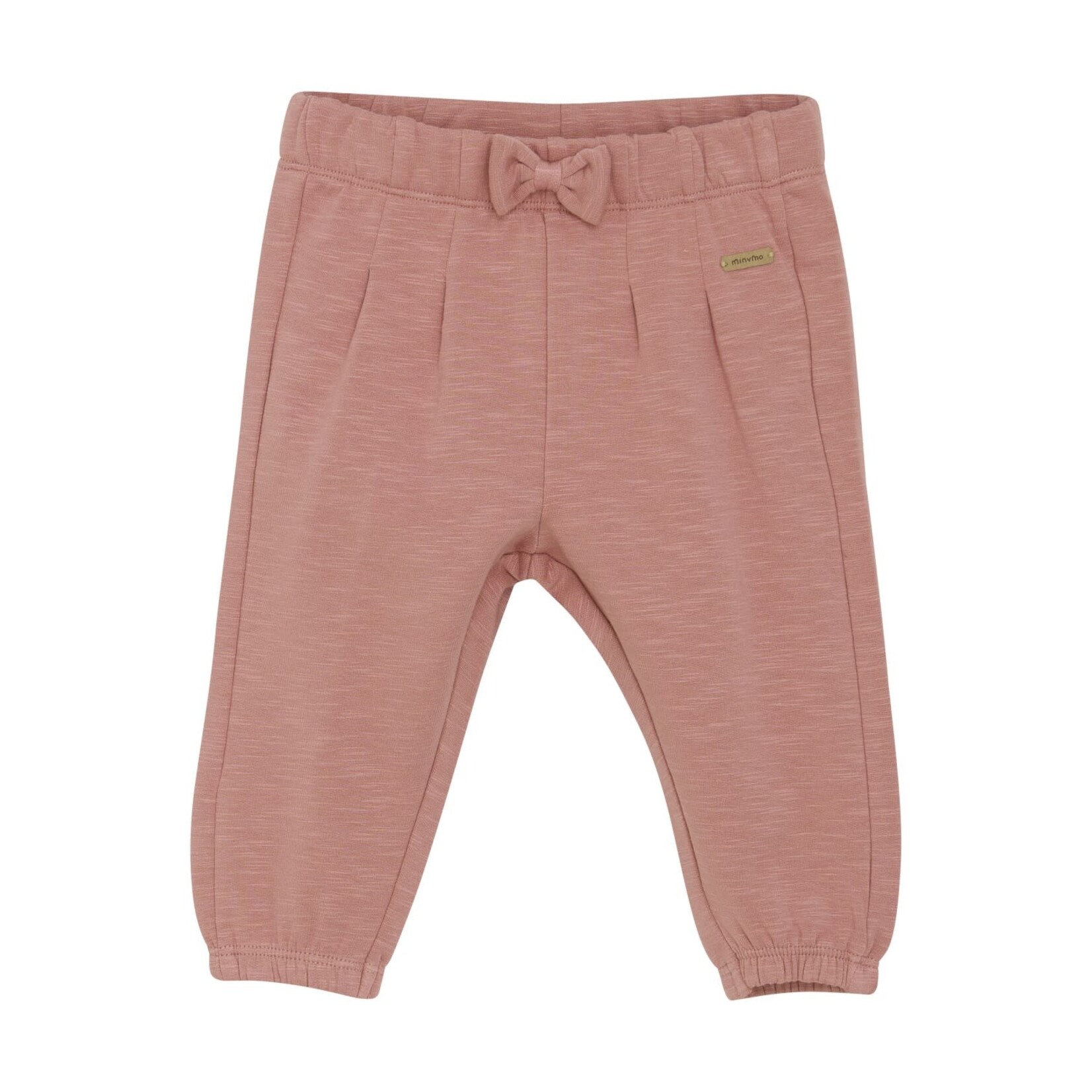 Minymo MINYMO - Pantalon jogging légèrement molletonné rose poudre avec boucle