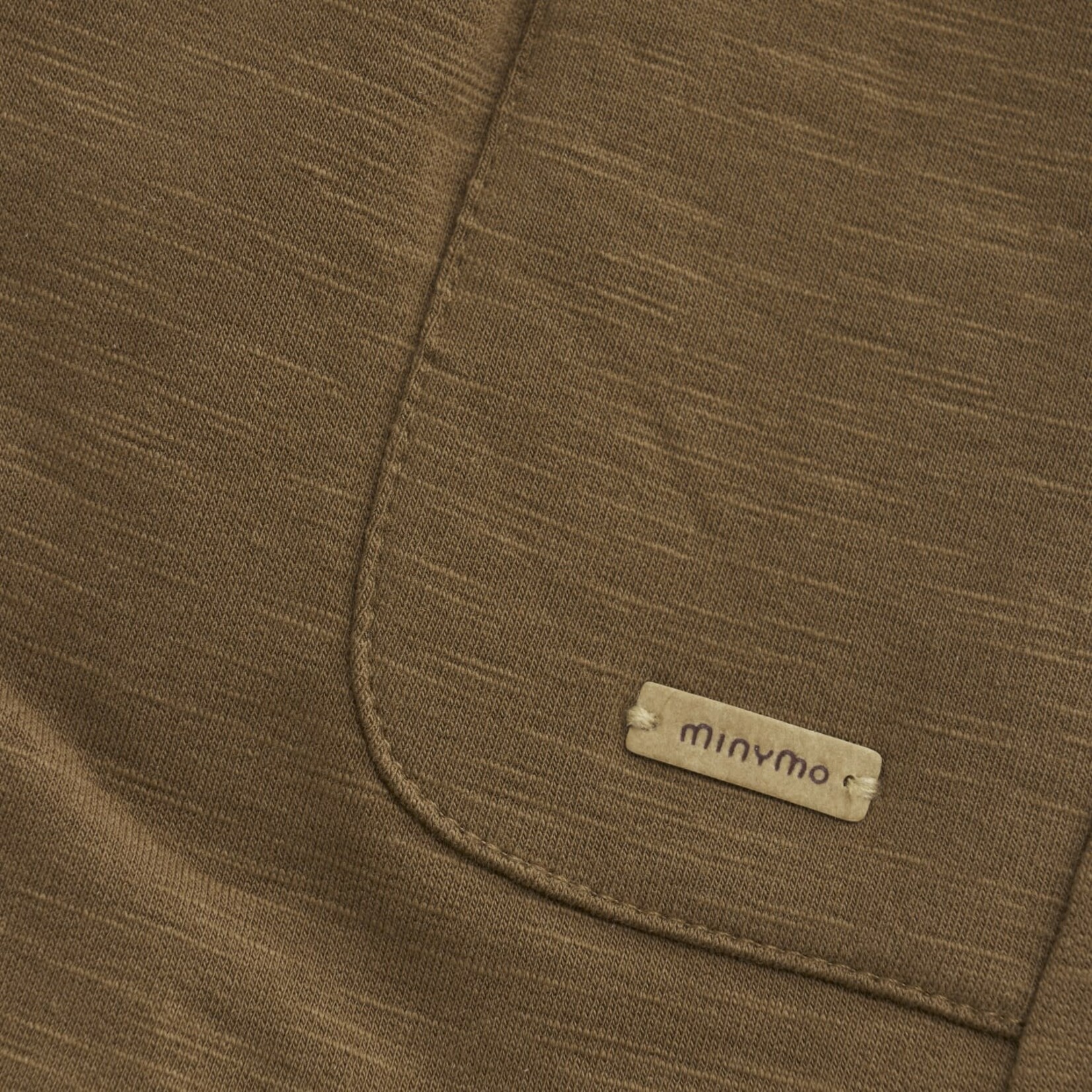 Minymo MINYMO - Sepia brown lightly fleeced jogging pants