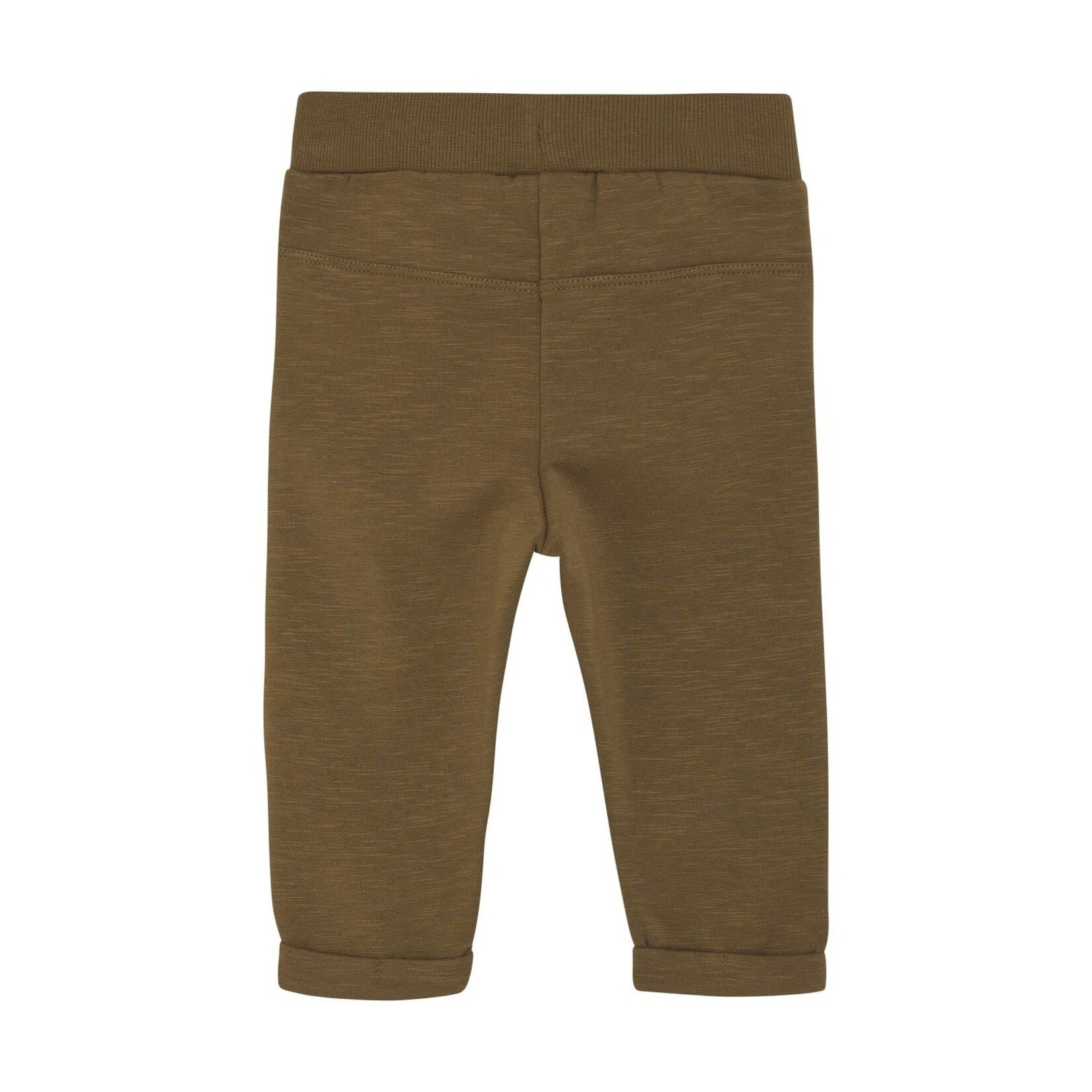 Minymo MINYMO - Sepia brown lightly fleeced jogging pants