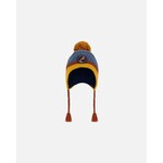 Deux par Deux DEUX PAR DEUX - Tuque/Bonnet péruvien en tricot dégradé de bleu marine et jaune