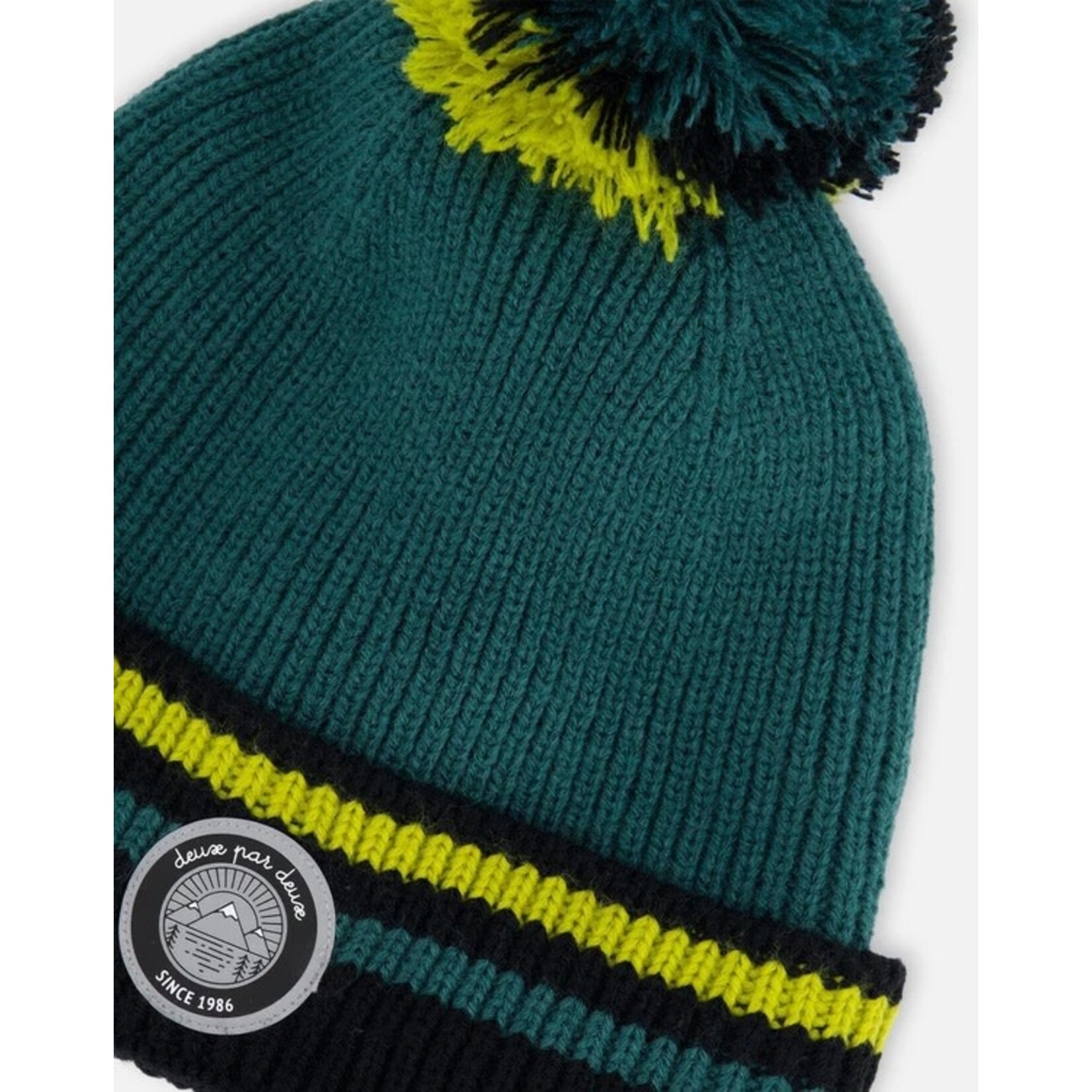 Deux par Deux DEUX PAR DEUX - Tuque/Bonnet en tricot vert forêt
