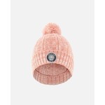 Deux par Deux DEUX PAR DEUX - Tuque/Bonnet en tricot rose pâle avec doublure de polar