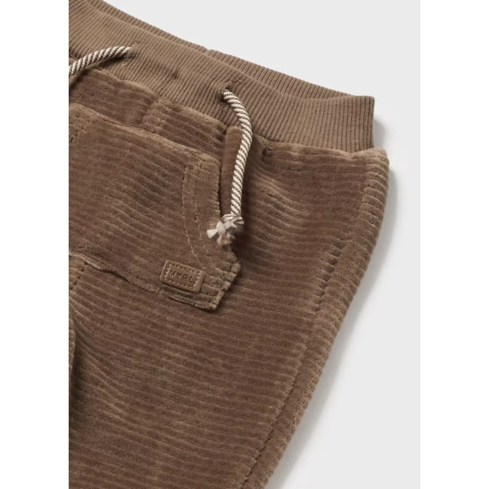 Mayoral MAYORAL - Brown corduroy long pants with adjustable drawstring