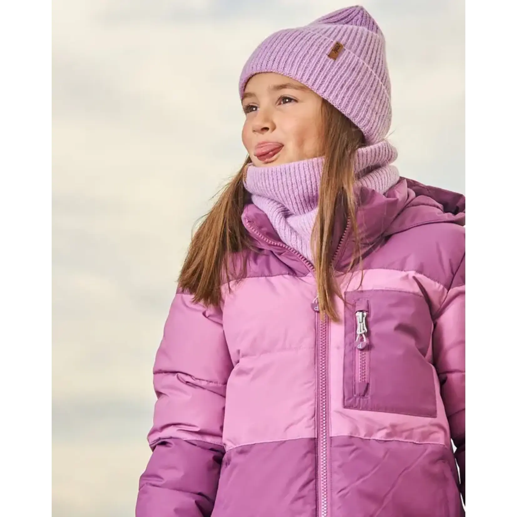 Deux par Deux DEUX PAR DEUX - Tuque en tricot mi-saison lilas