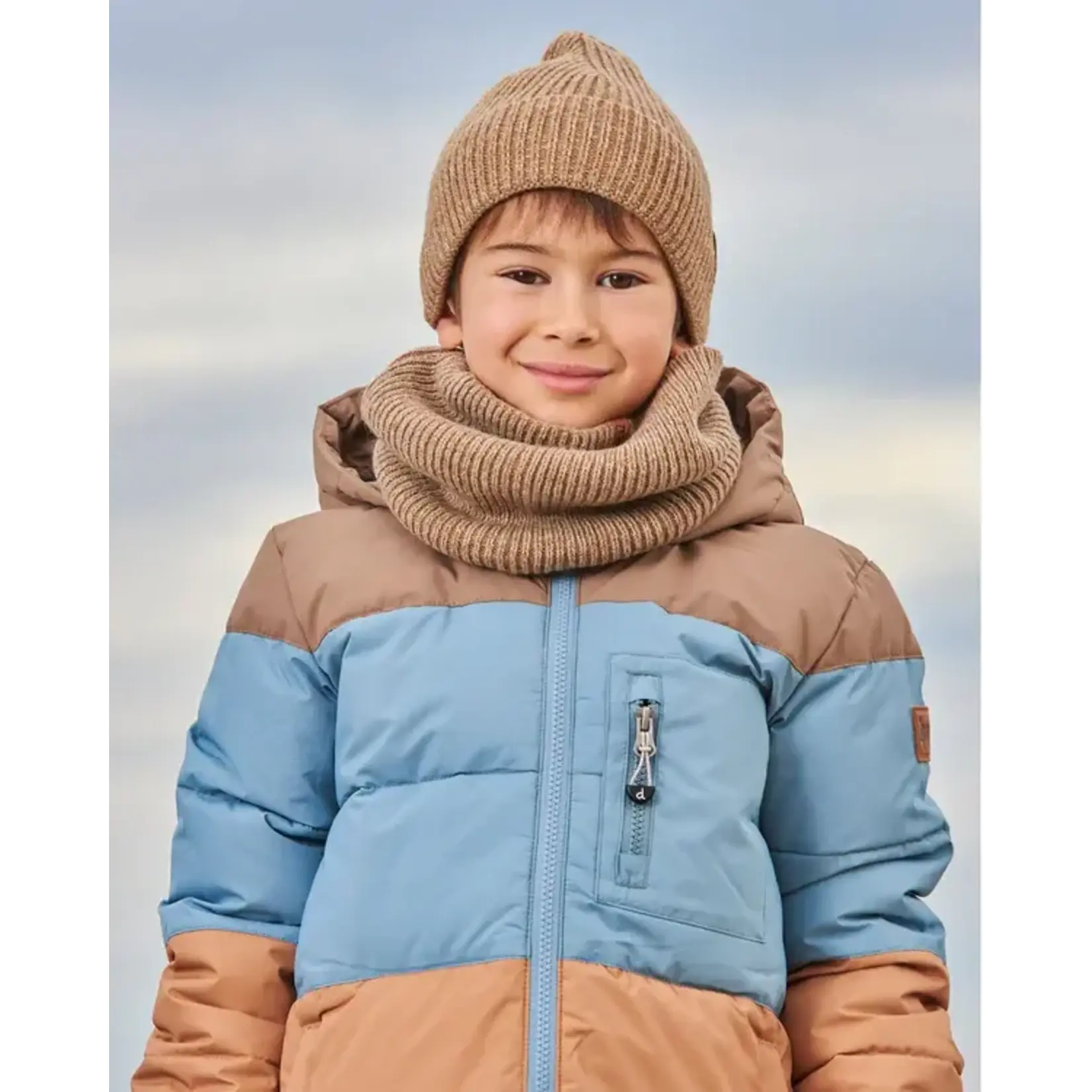 Deux par Deux DEUX PAR DEUX - Tuque en tricot mi-saison  taupe