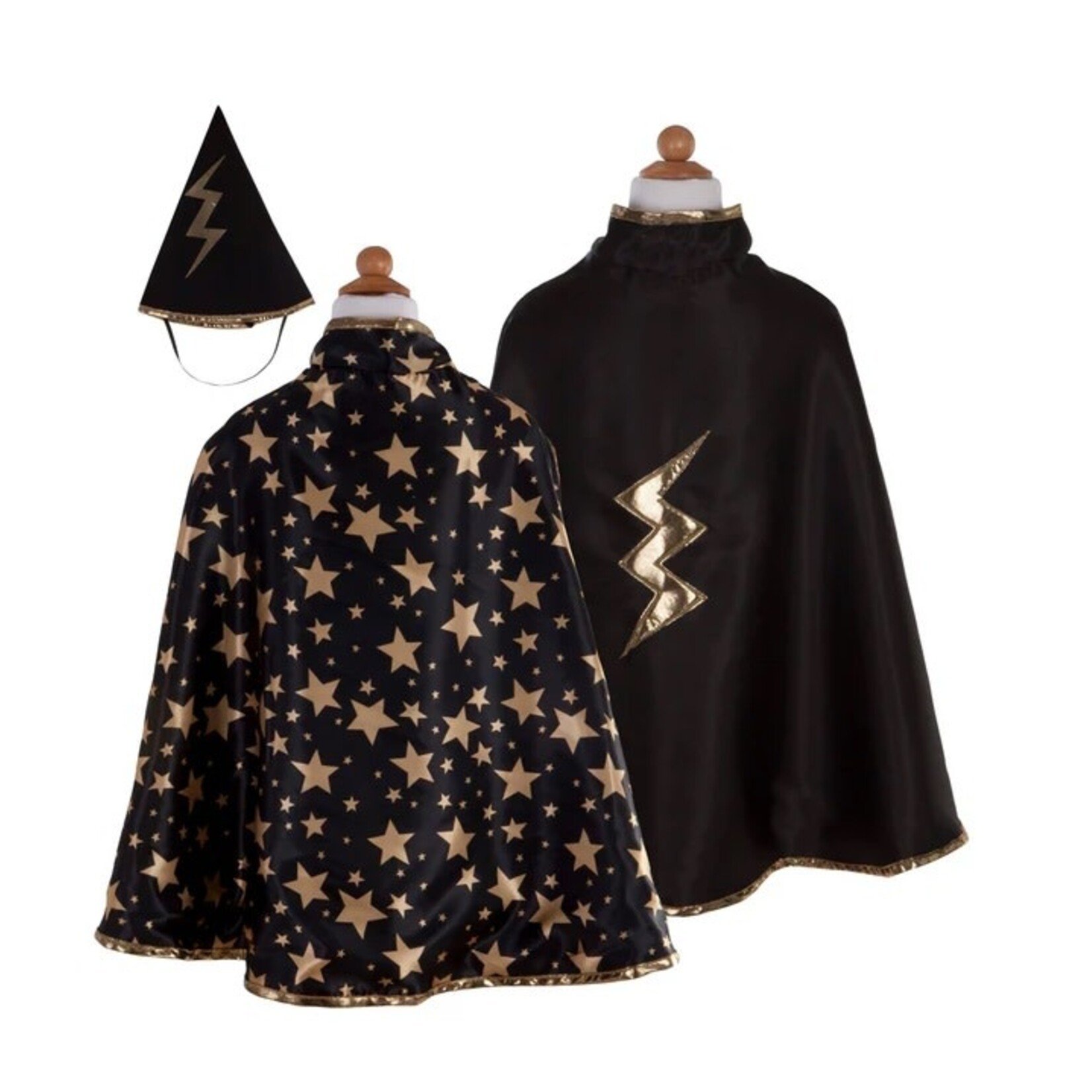 Great Pretenders GREAT PRETENDERS - Reversible Wizard Cape and Hat (4-6 years)