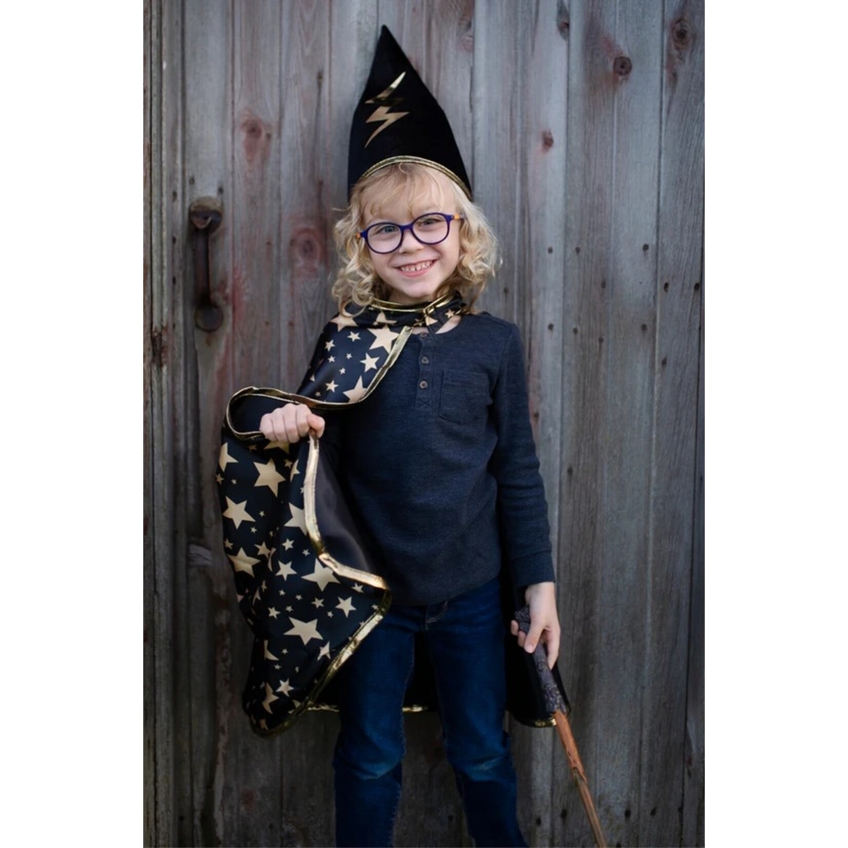 Great Pretenders GREAT PRETENDERS - Reversible Wizard Cape and Hat (4-6 years)