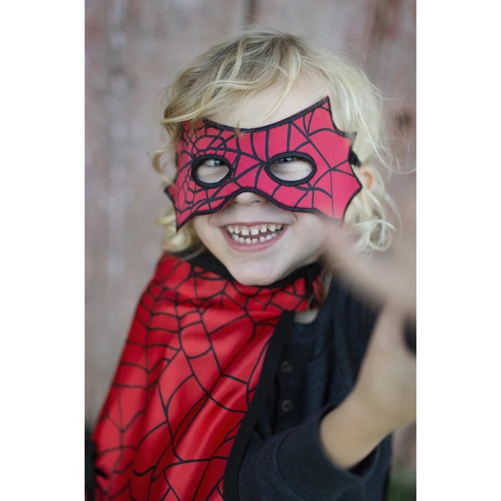 Great Pretenders GREAT PRETENDERS - Reversible Spider Bat Cape and Mask (3-4 years)