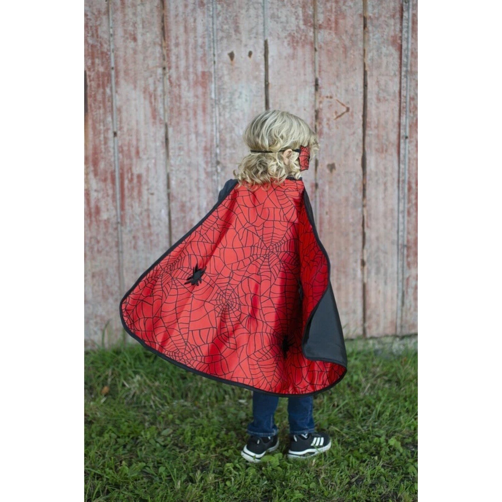 Great Pretenders GREAT PRETENDERS - Reversible Spider Bat Cape and Mask (3-4 years)