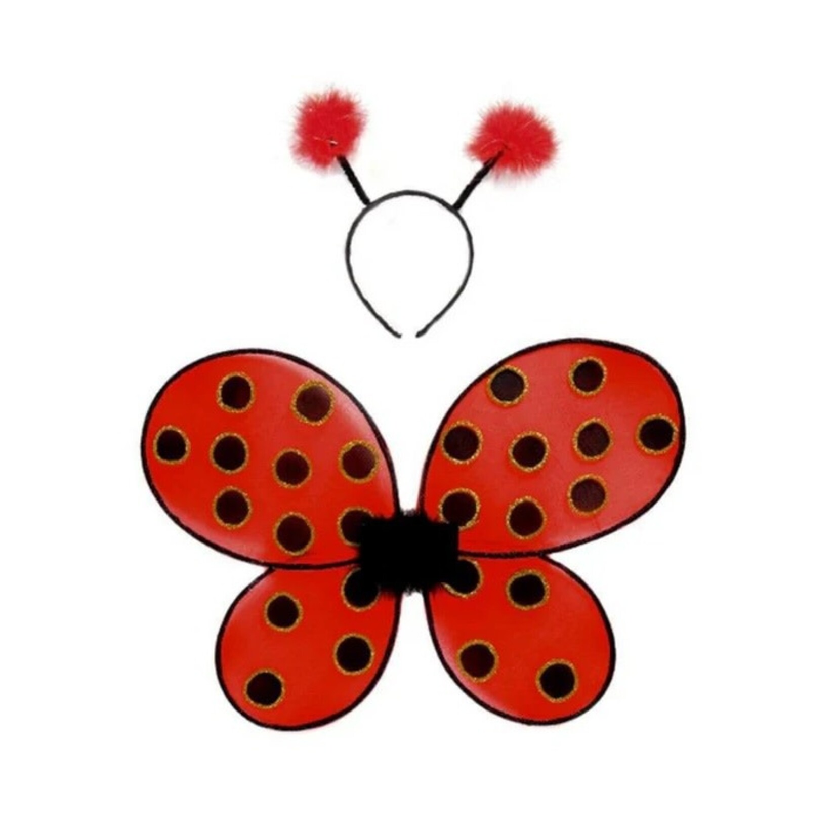 Great Pretenders GREAT PRETENDERS - Ladybug Wings & Headband