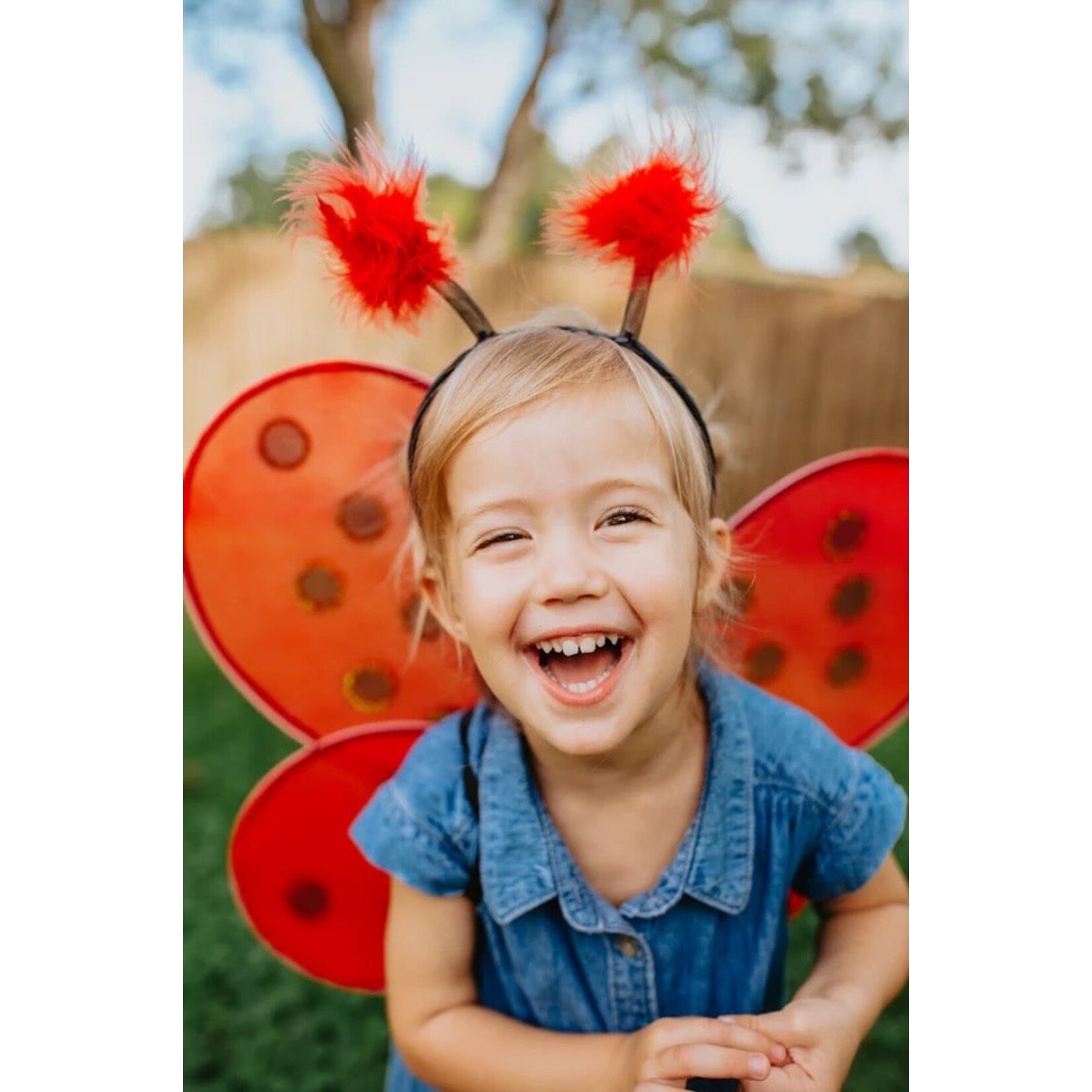 Great Pretenders GREAT PRETENDERS - Ladybug Wings & Headband