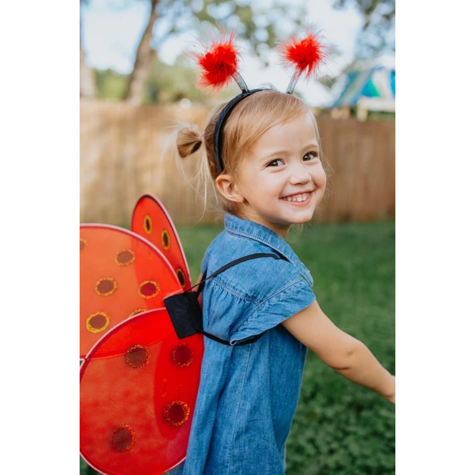 Great Pretenders GREAT PRETENDERS - Ladybug Wings & Headband