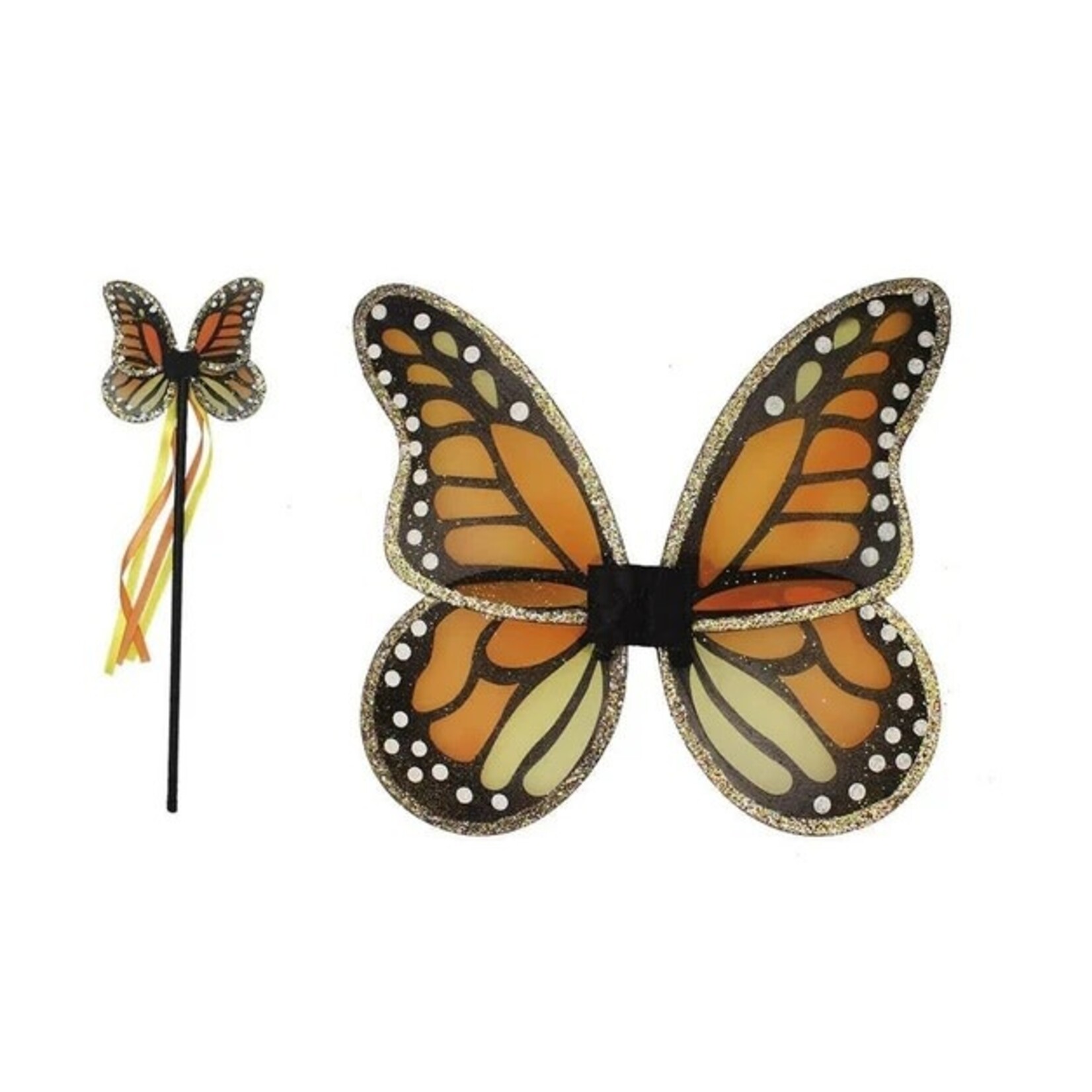 Great Pretenders GREAT PRETENDERS - Monarch Wings & Wand Set