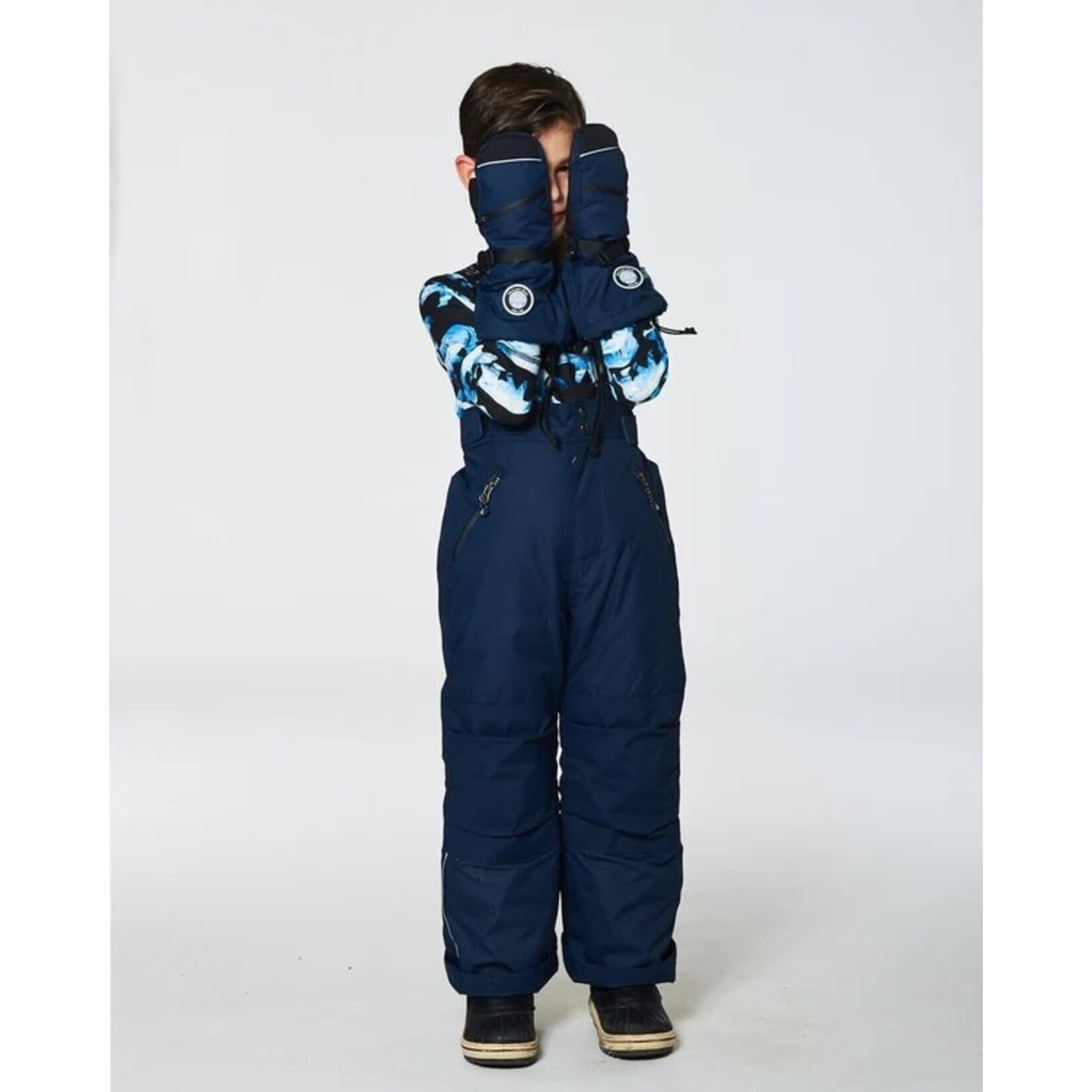 Deux par Deux DEUX PAR DEUX - Technical winter mittens - Navy blue