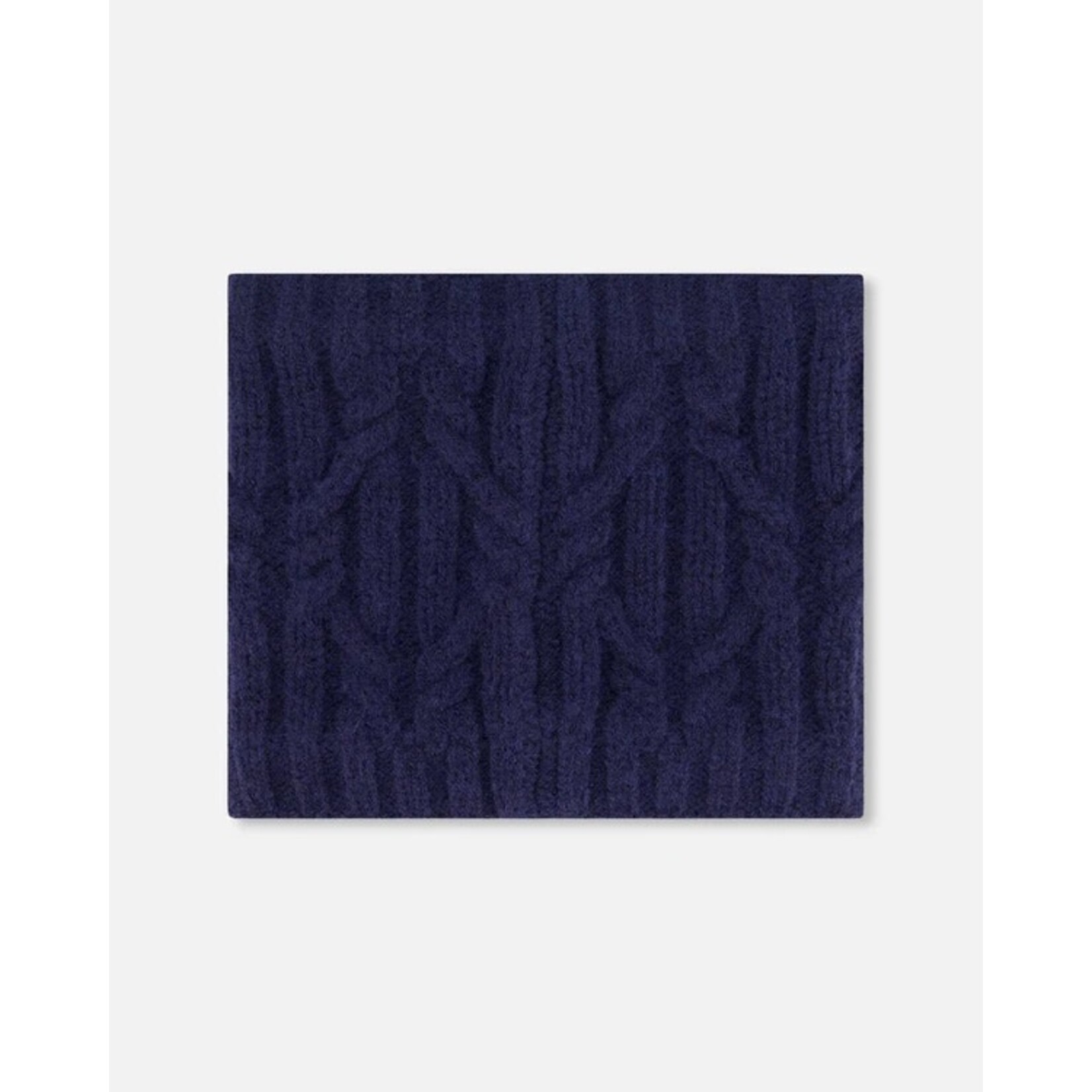 Deux par Deux DEUX PAR DEUX - 'Navy Blue' Knitted Neck Warmer