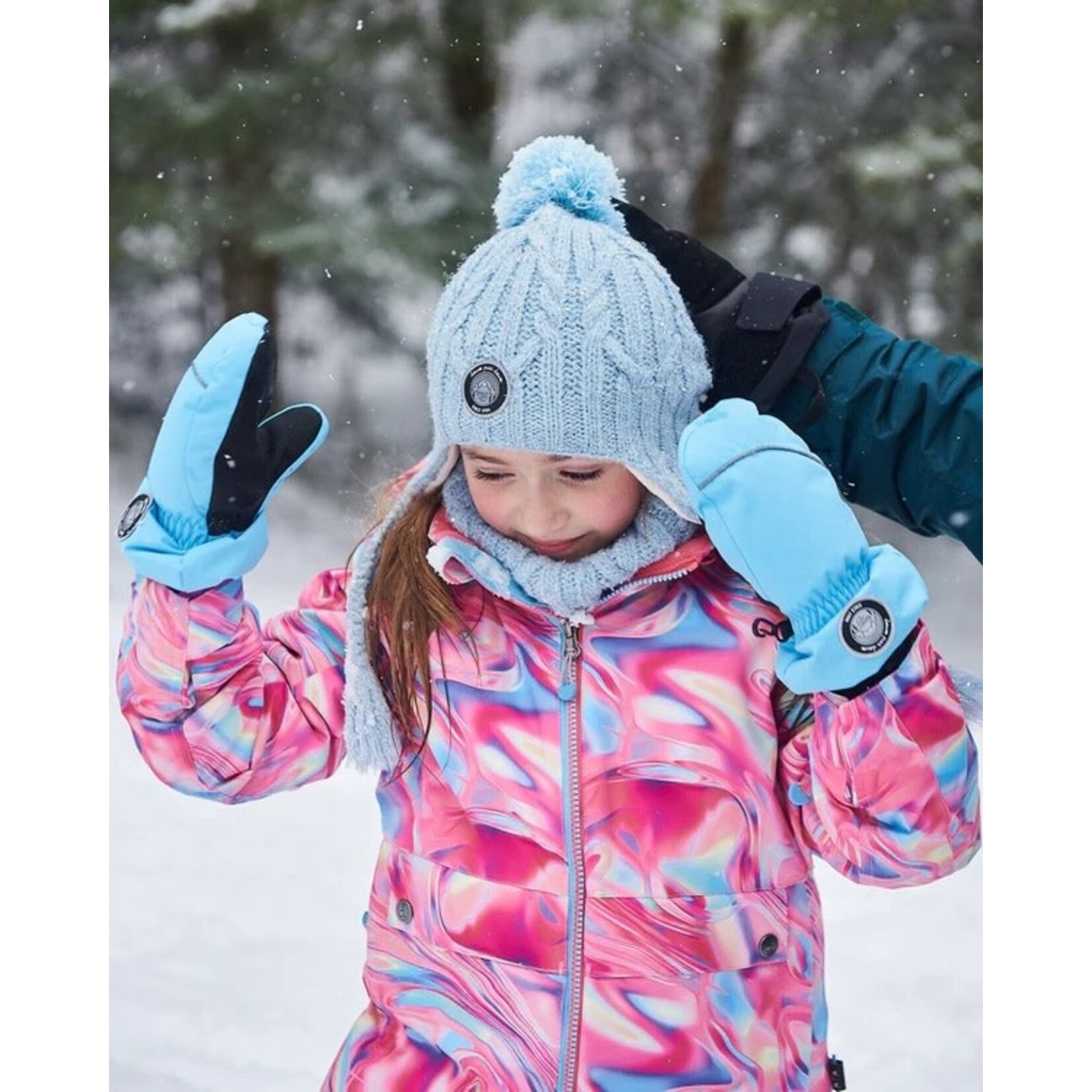 Deux par Deux DEUX PAR DEUX - Peruvian Knit Hat - Air Blue