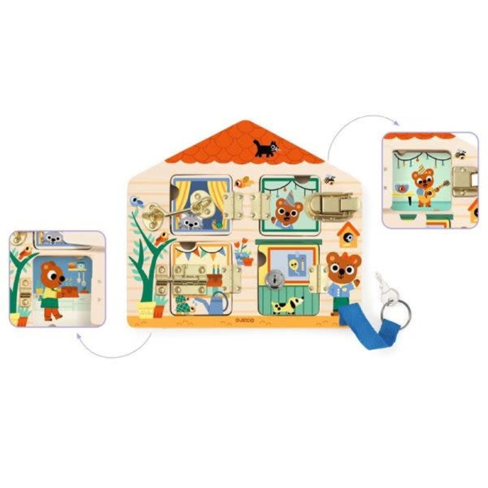Djeco DJECO -  Handling game 'Cabanalock'