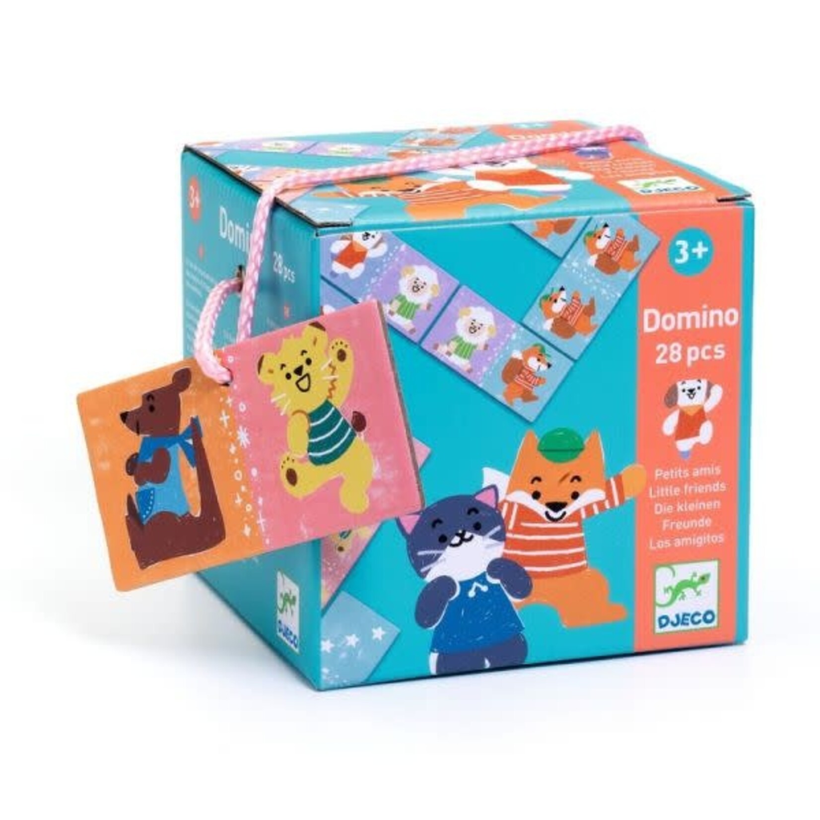 Djeco DJECO - Jeu de domino 'Petits amis' - 28 pièces