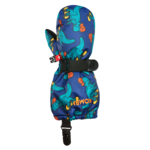 Kombi KOMBI - Mitaines d'hiver pour enfants avec attaches 'Crazy Cariboo - 'Gaming Dino'