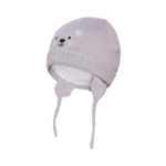 Kombi KOMBI - Tuque/Bonnet d'hiver pour bébé avec oreilles 'Ours - platinum'