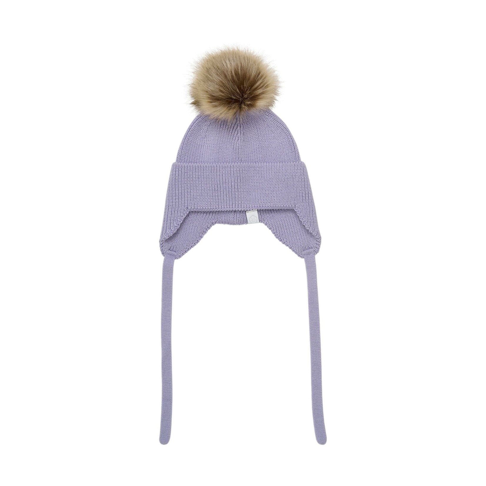 Color Kids COLOR KIDS - Tuque en tricot doublée de polar - Lavande