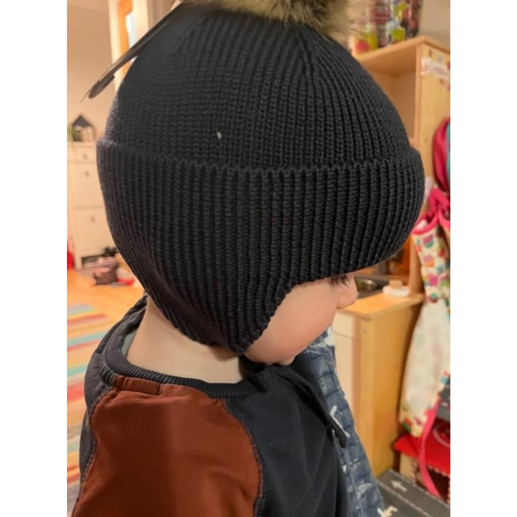 Color Kids COLOR KIDS - Tuque en tricot doublée de polar - Lavande