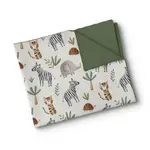 Olé Oops OOPS - Minky Baby Blanket - Walk in the jungle