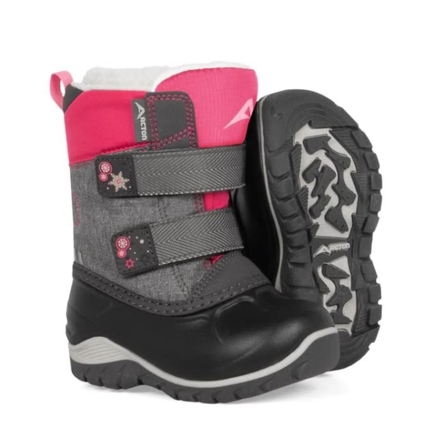 Acton ACTON - Bottes d'hiver 'Kiddy - Rose fushia et gris
