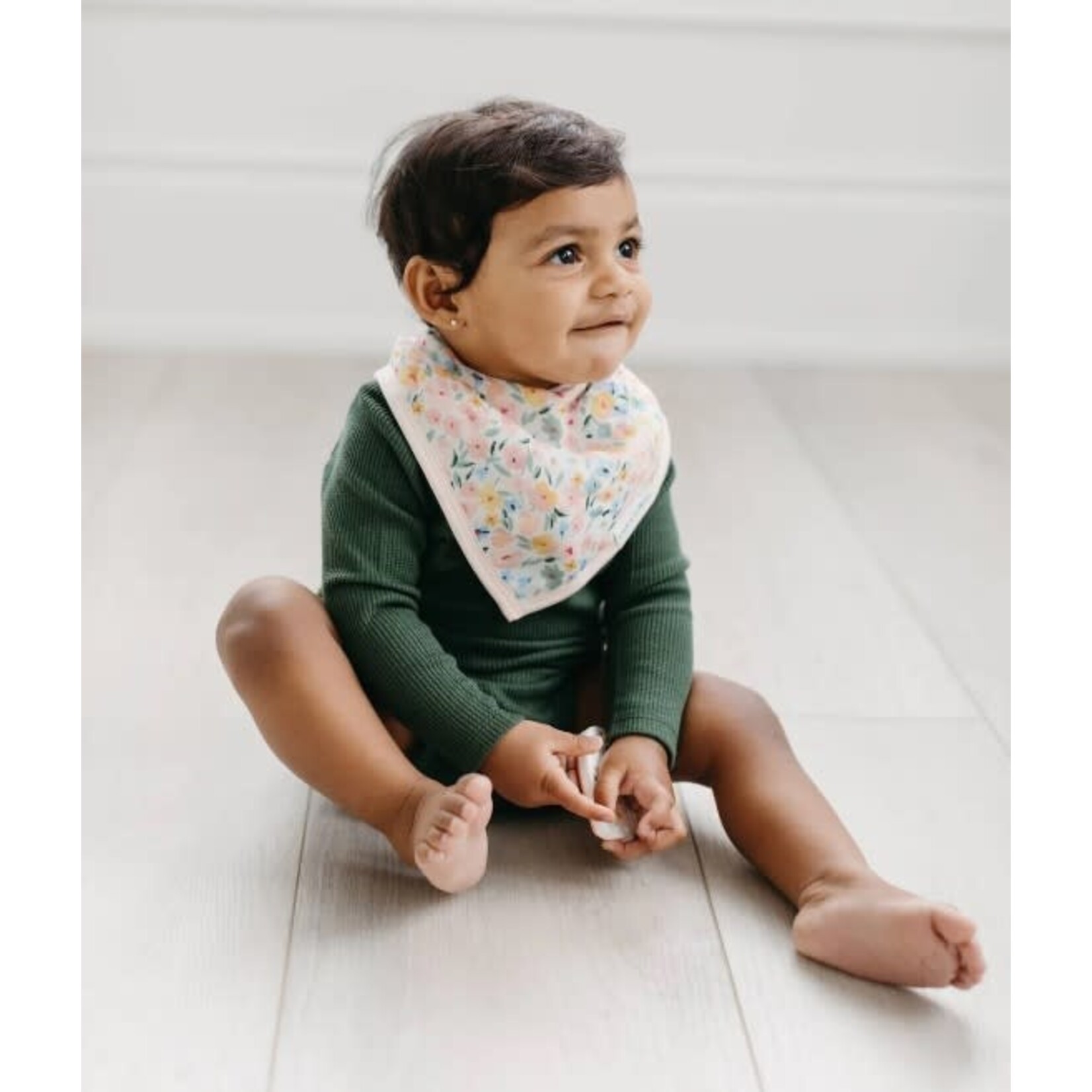 Loulou Lollipop LOULOU LOLLIPOP - Set of Two Bandana Bibs - Floral bouquet