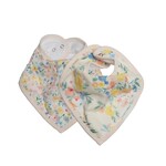 Loulou Lollipop LOULOU LOLLIPOP - Set of Two Bandana Bibs - Floral bouquet