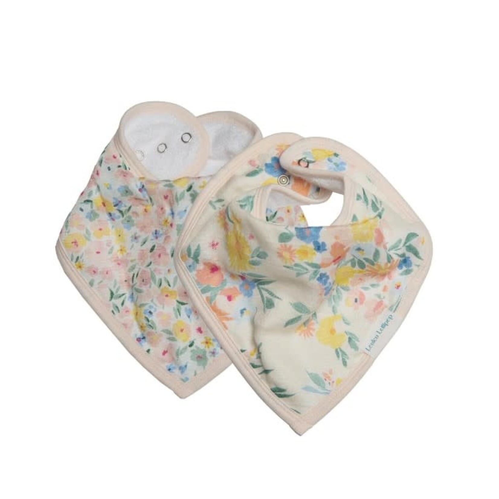 Loulou Lollipop LOULOU LOLLIPOP - Set of Two Bandana Bibs - Floral bouquet