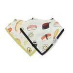 Loulou Lollipop LOULOU LOLLIPOP - Set of Two Bandana Bibs - Sushi Taco