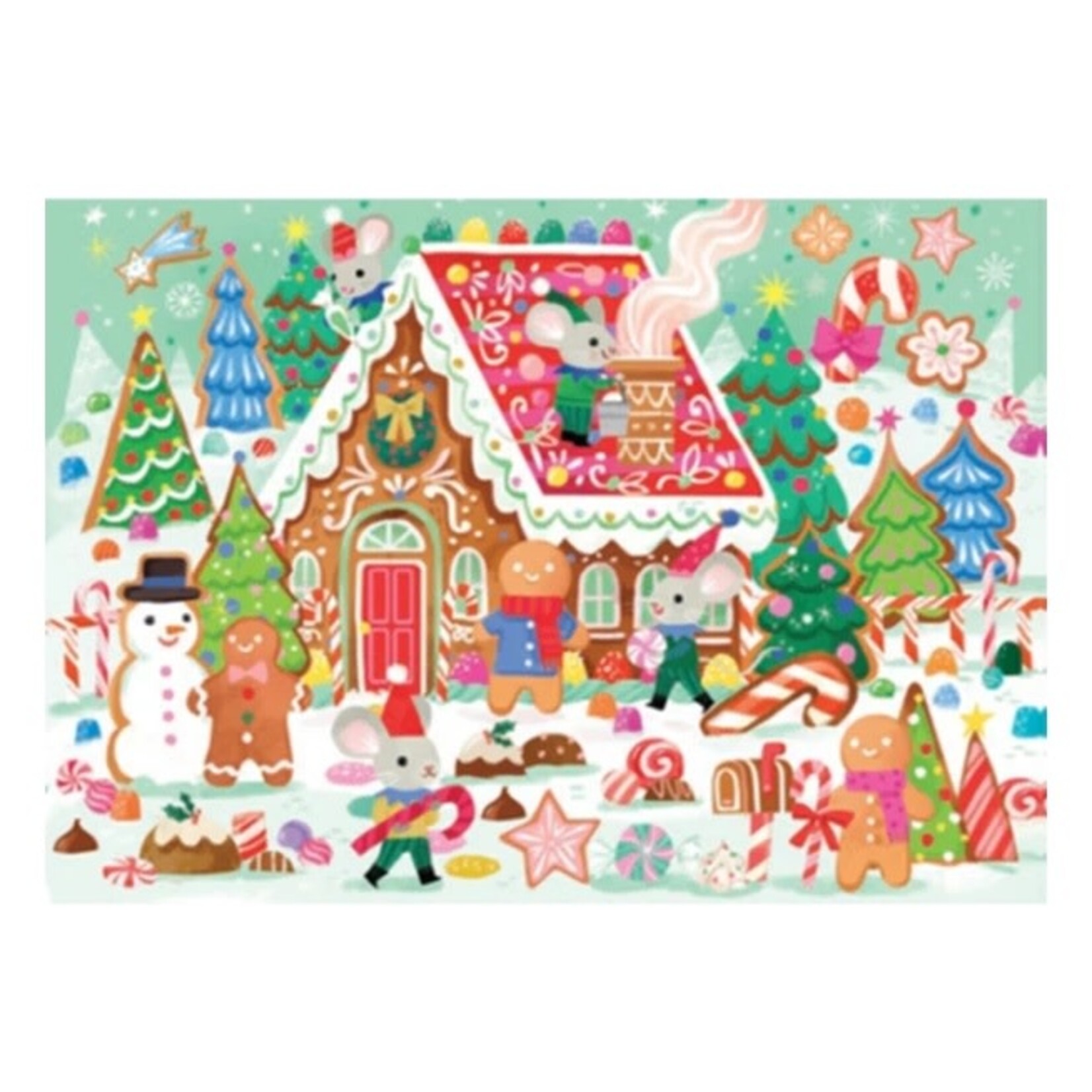 Crocodile Creek CROCODILE CREEK - Gingerbread House Floor Puzzle - 36 pieces