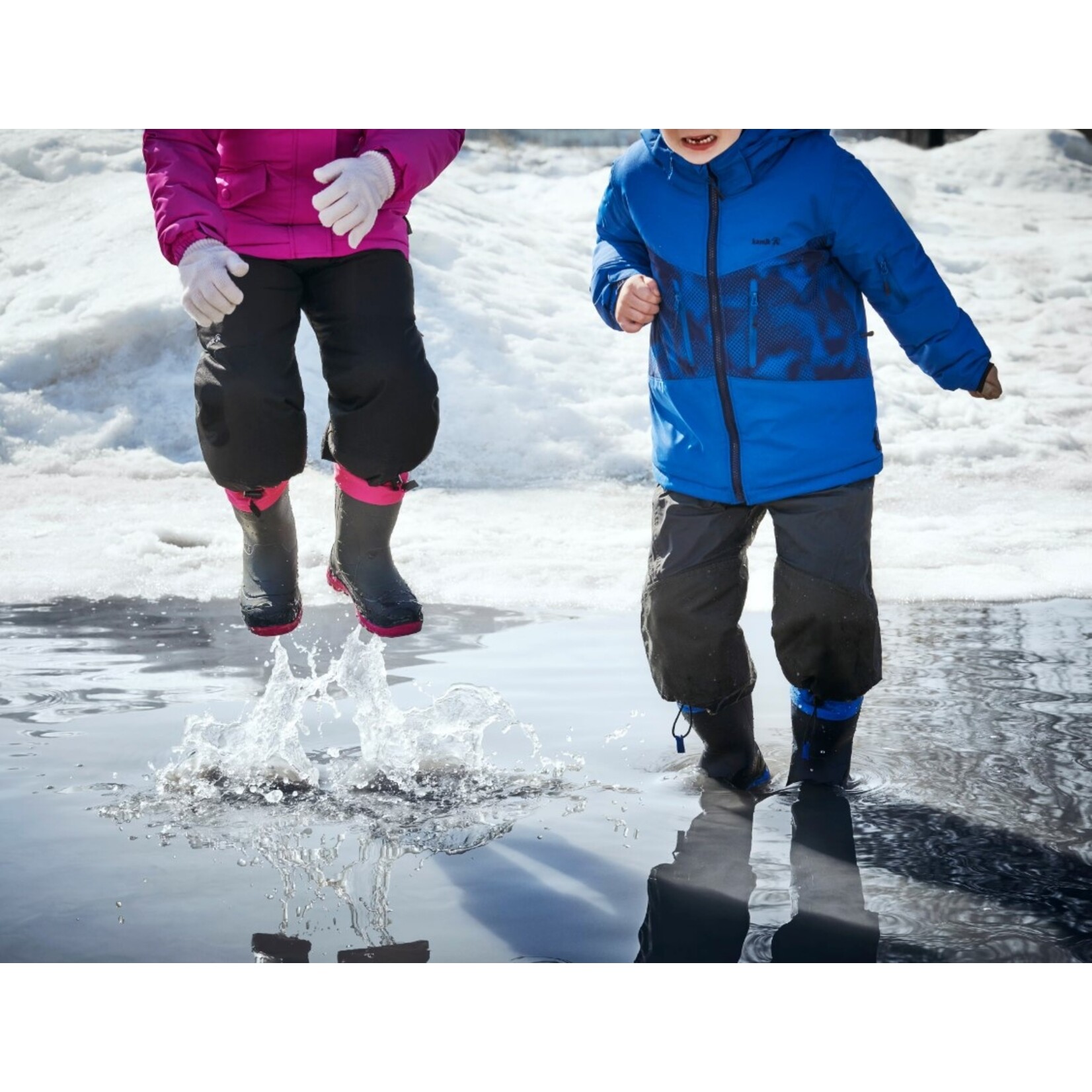 Kamik KAMIK - Bottes d'hiver imperméables 'Snobuster 1 - Marine/Magenta'