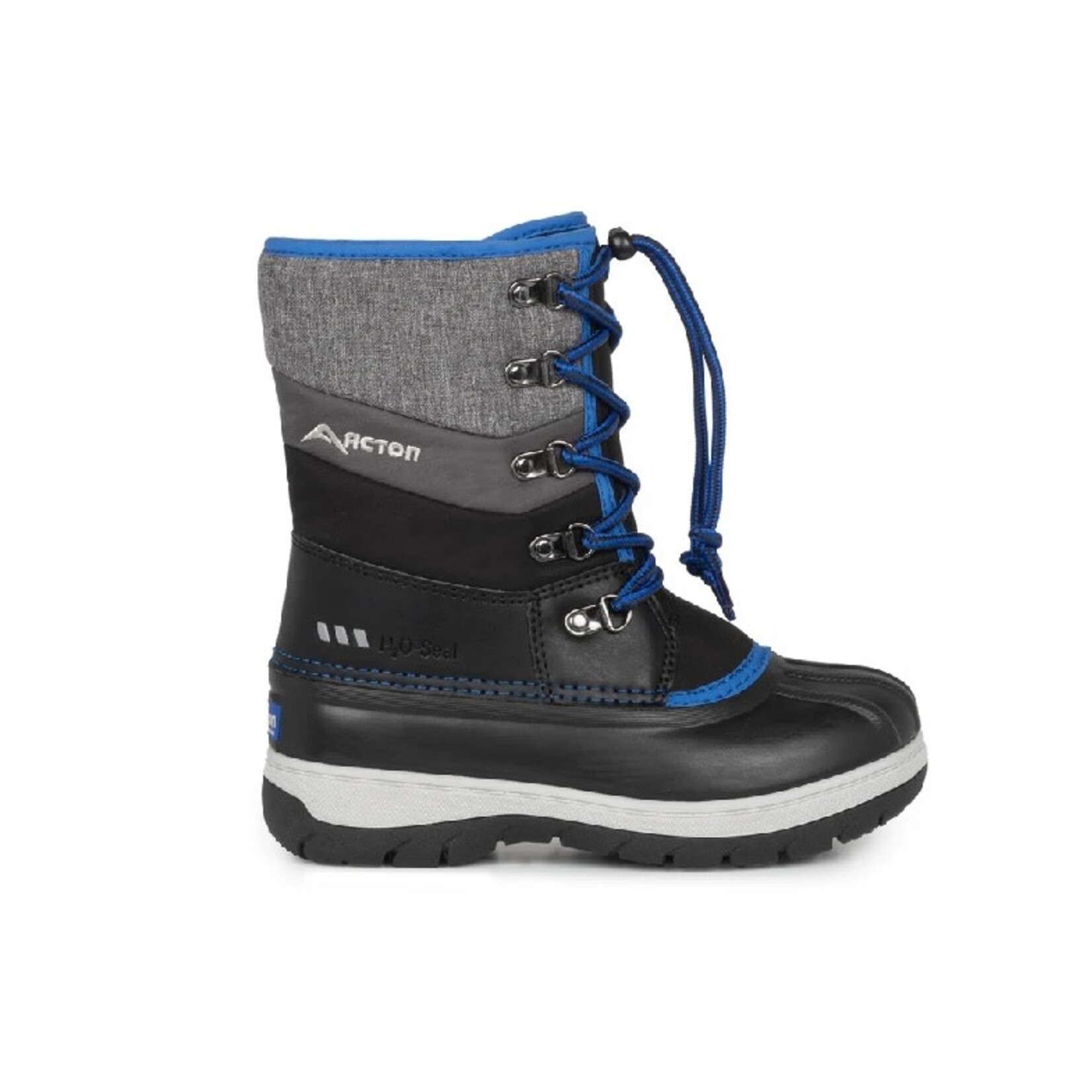 Acton ACTON - Winter Boots 'Gummy - Black and Blue'