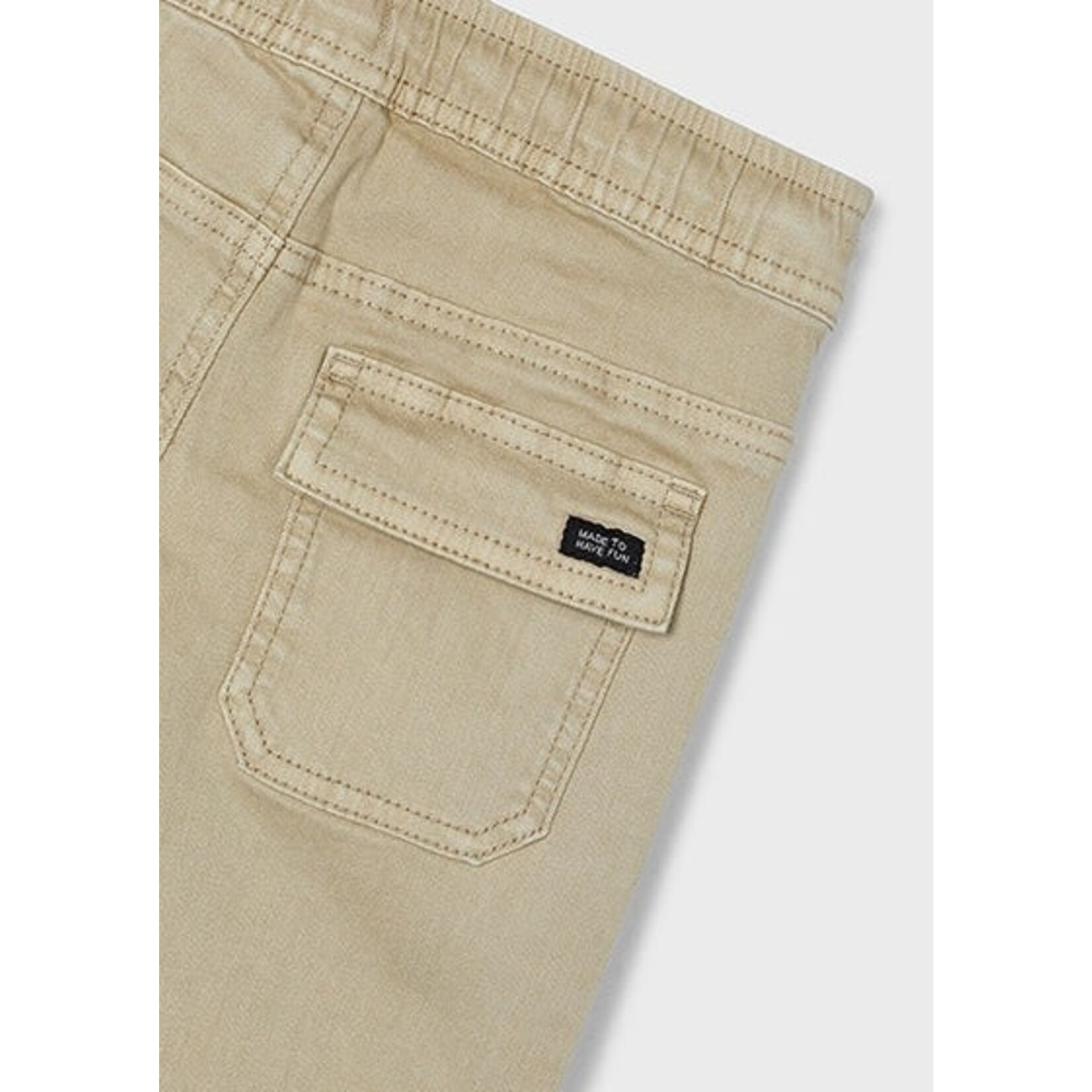 Mayoral MAYORAL - Sand-coloured canvas skater pants -  Albeiro
