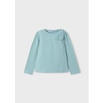 Mayoral MAYORAL - Verdigris Beaded  Long Sleeve Sweater with Shoulder Bow