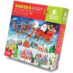 Crocodile Creek CROCODILE CREEK - Santa's Visit Puzzle - 100 pieces