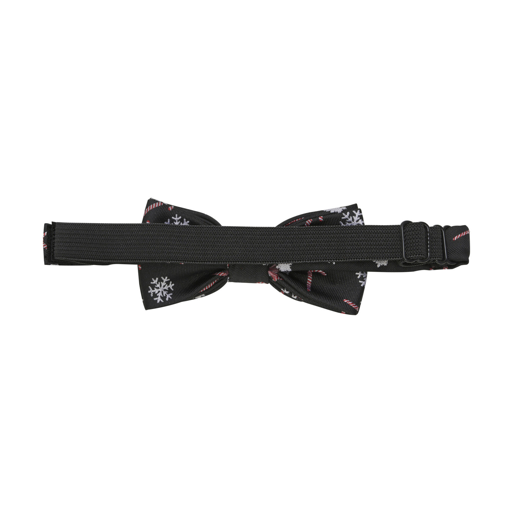 Minymo MINYMO - Navy blue bow tie with snowflake and candy cane print